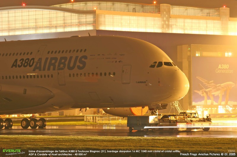 Usine d'assemblage Airbus à Toulouse-Blagnac (31)